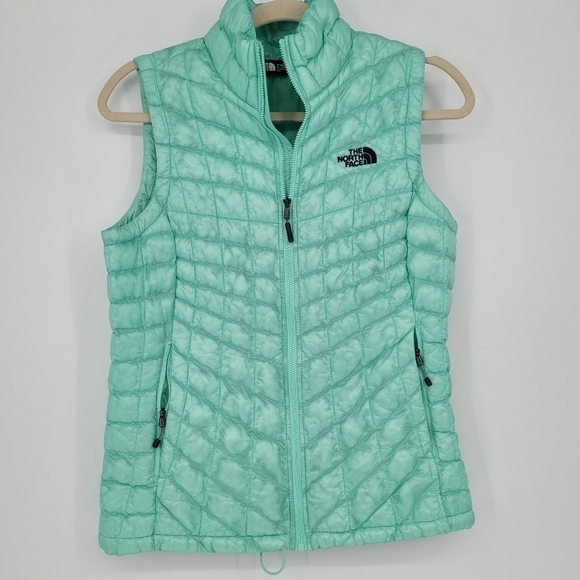 The North Face Jackets & Blazers - The north face thermoball surf green quilted puffer packable small Petit
